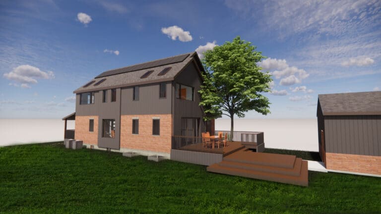 Custom Home Rendering