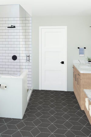 Primary Bathroom Rendering