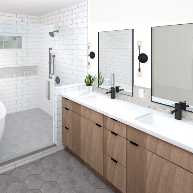 Primary Bath Rendering