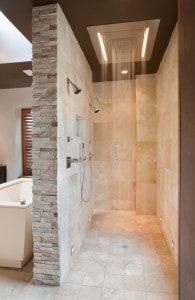 Spacious Multi-head Shower