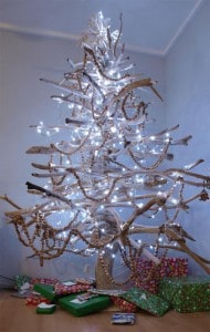 Wooden Christmas Tree Boulder
