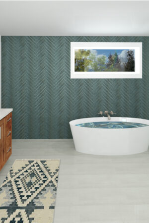 Custom Home Primary Bath Rendering