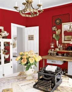 red room interior design