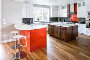 Kitchen remodel with island