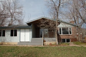 South Boulder Exterior Rear View Before Remodel