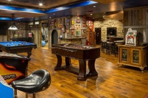 Rustic game room