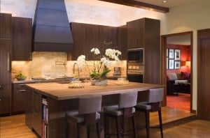 Wood Topped Kitchen Island