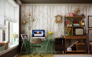 funky home office