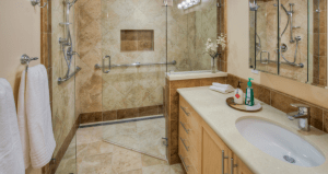 houzz.com- clear entry shower