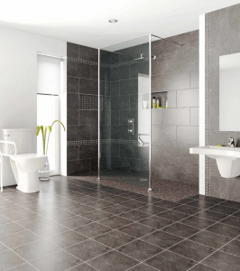 houzz.com- flat entry shower