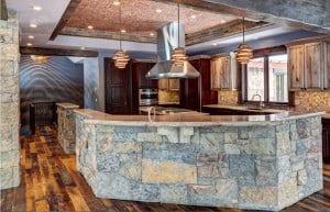 stone kitchen