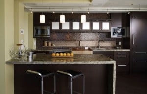 Dark Brown Kitchen