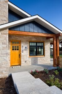 Boulder Custom Home - New Construction - Exterior - Front Entrance Feature