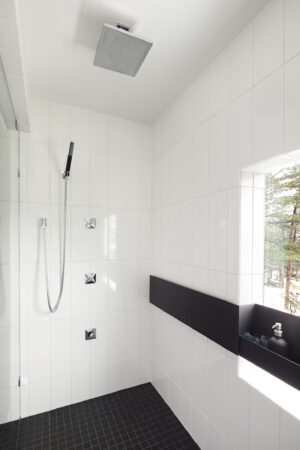 Modern Masculine Melton Design Build Boulder Colorado Master Bathroom Remodel