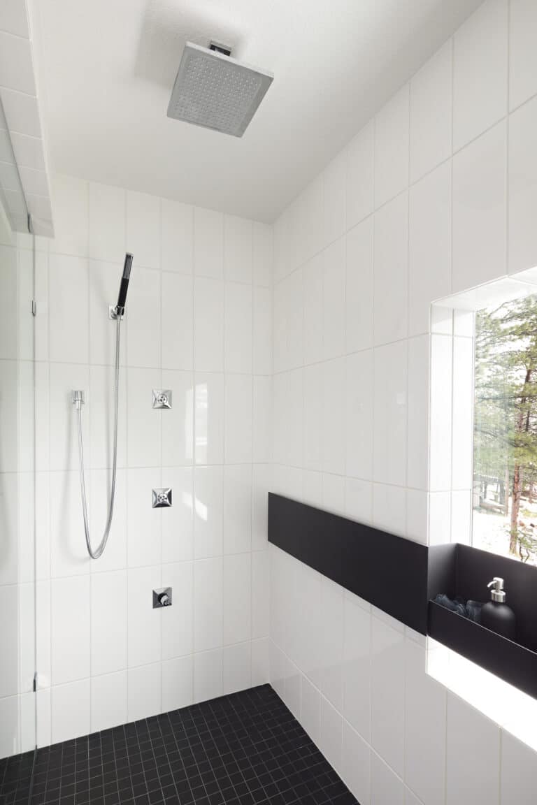Modern Masculine Melton Design Build Boulder Colorado Master Bathroom Remodel