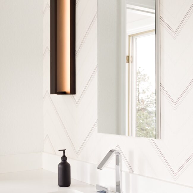 Modern Masculine Melton Design Build Boulder Colorado Master Bathroom Remodel