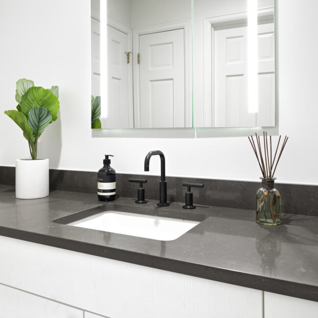 Melton Design Build Boulder Colorado Home Remodeler Master Bathroom Remodel Renovation Serene Modern Eastern