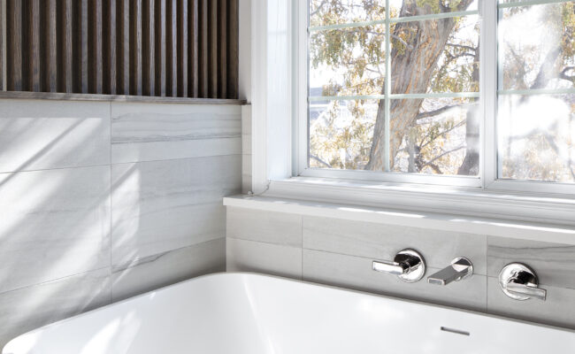Melton Design Build Boulder Colorado Home Remodeler Master Bathroom Remodel Renovation Serene Modern Eastern