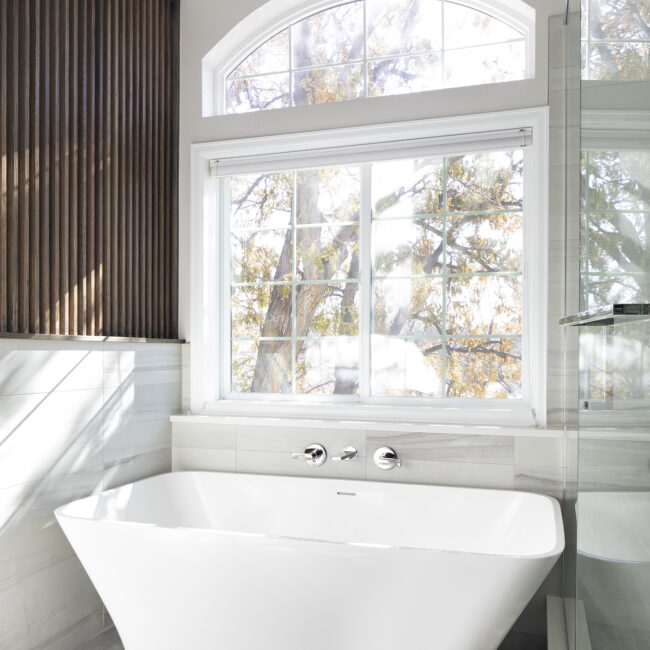Melton Design Build Boulder Colorado Home Remodeler Master Bathroom Remodel Renovation Serene Modern Eastern