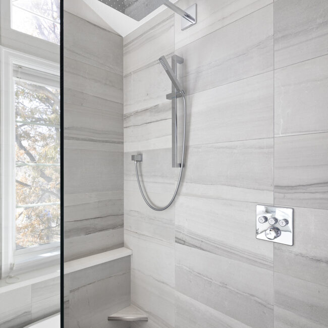 Melton Design Build Boulder Colorado Home Remodeler Master Bathroom Remodel Renovation Serene Modern Eastern