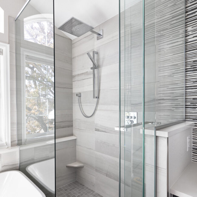 Melton Design Build Boulder Colorado Home Remodeler Master Bathroom Remodel Renovation Serene Modern Eastern