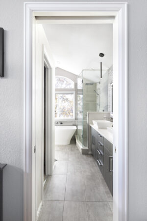 Melton Design Build Boulder Colorado Home Remodeler Master Bathroom Remodel Renovation Serene Modern Eastern