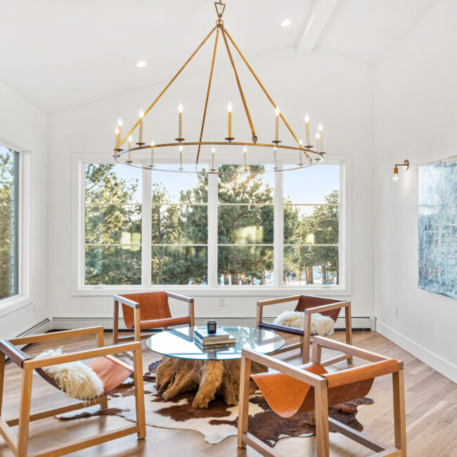 Custom Mountain Home - Sitting Room