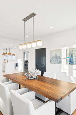 Custom Mountain Home - Dining Room to Kitchen