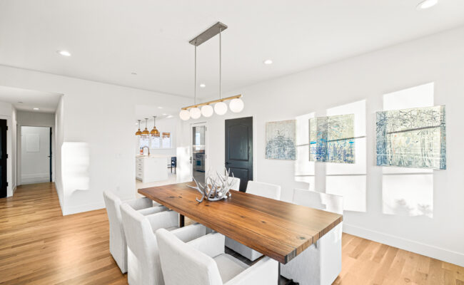 Custom Mountain Home - Dining Room to Kitchen