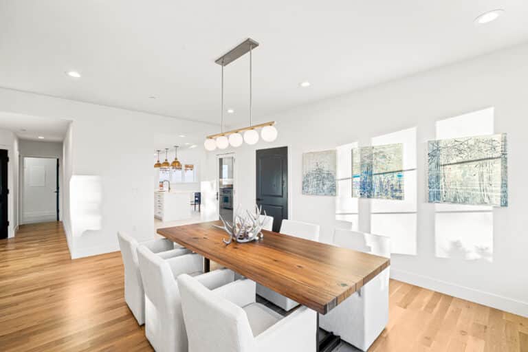 Custom Mountain Home - Dining Room to Kitchen