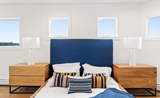 Custom Mountain Home - Primary Bedroom Bed View