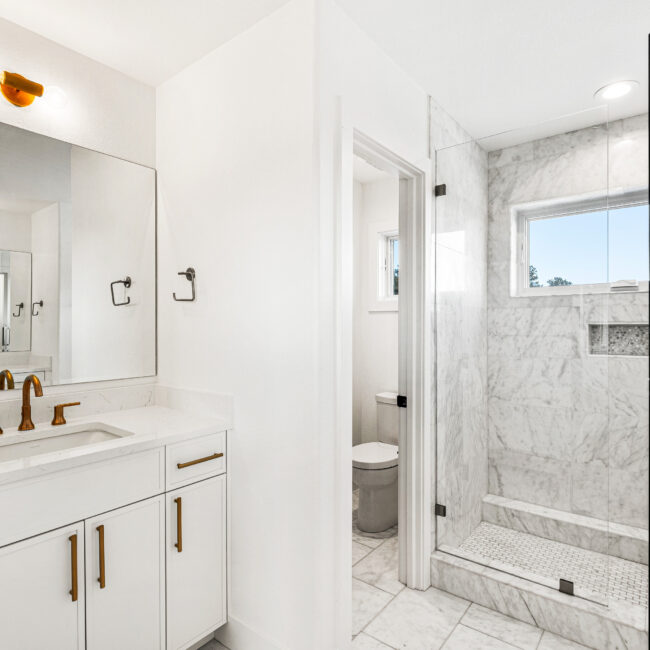 Custom Mountain Home - Secondary Bathroom Vanity Detail