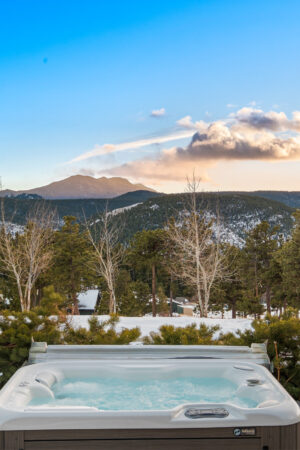 Custom Mountain Home - Hot Tub View 2