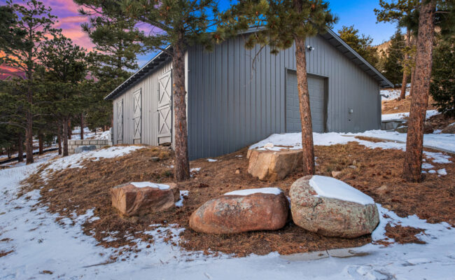 Custom Mountain Home - Utility Garage Barn