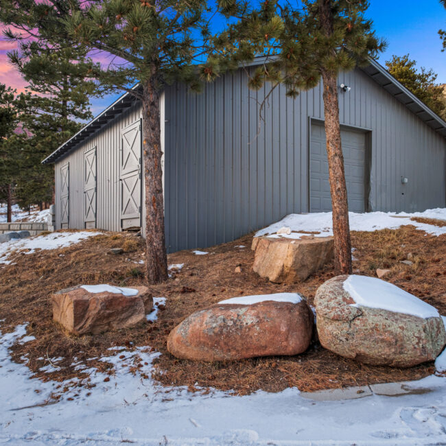 Custom Mountain Home - Utility Garage Barn