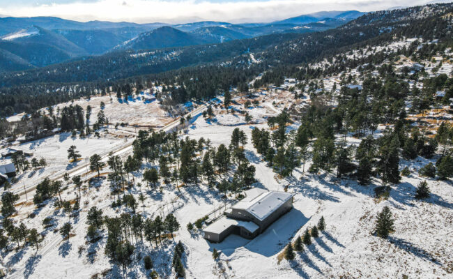 Custom Mountain Home - Arial View of Property